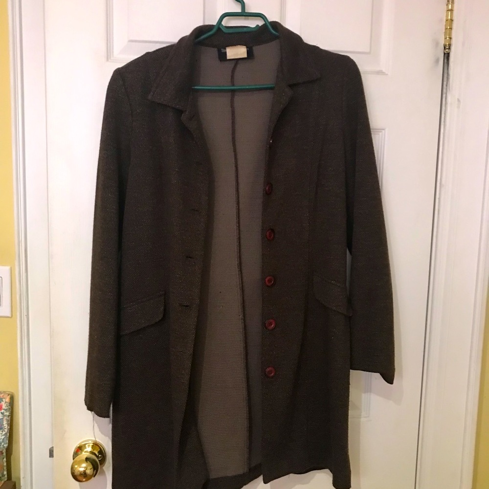 Brown Women Pea Coat
